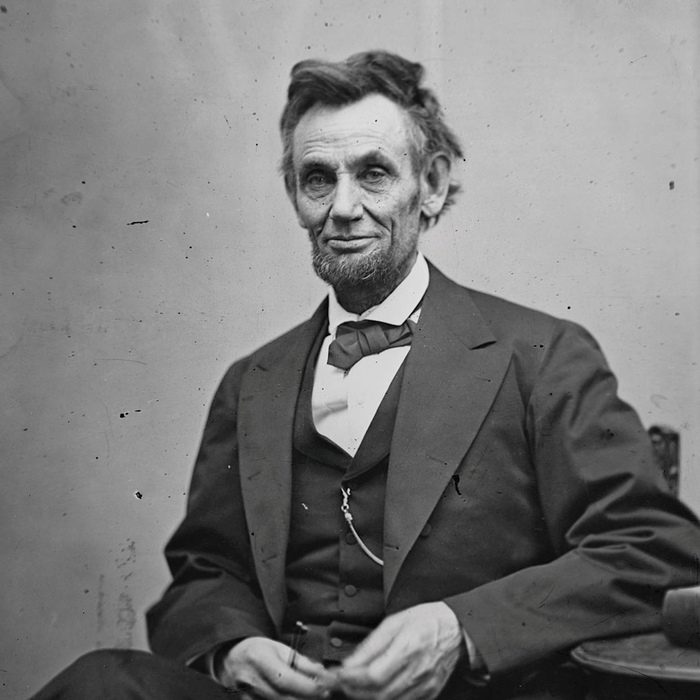 Abraham Lincoln at Gardners Gallery in Washington, DC, on Sunday, February 5, 1865. Rumoured to be last picture taken of Lincoln. See SWNS story SWSLAVERY; A rare copy of the 13th Amendment which abolished slavery in the USA is to be sold next week for more than £2 MILLION. The amendment, signed by President Abraham Lincoln, is regarded as one of the most important documents in American history. Lincoln signed it on February 1, 1865 and declared the amendment as "a king's cure for all the evils". The original historic document, which was held by the senate, is one of just 13 signed by the President, his Vice President, Speaker of the House Colfax and 36 senators.